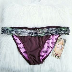 Team RealTree Camo Ruffle Trimmed Bikini Bottom